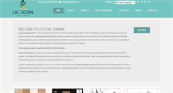 Desktop Screenshot of lexiconceramic.com